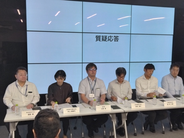 メディア取材会での質疑応答の様子
