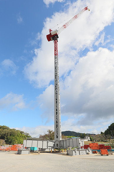 風車建設用タワークレーンJCW1250
